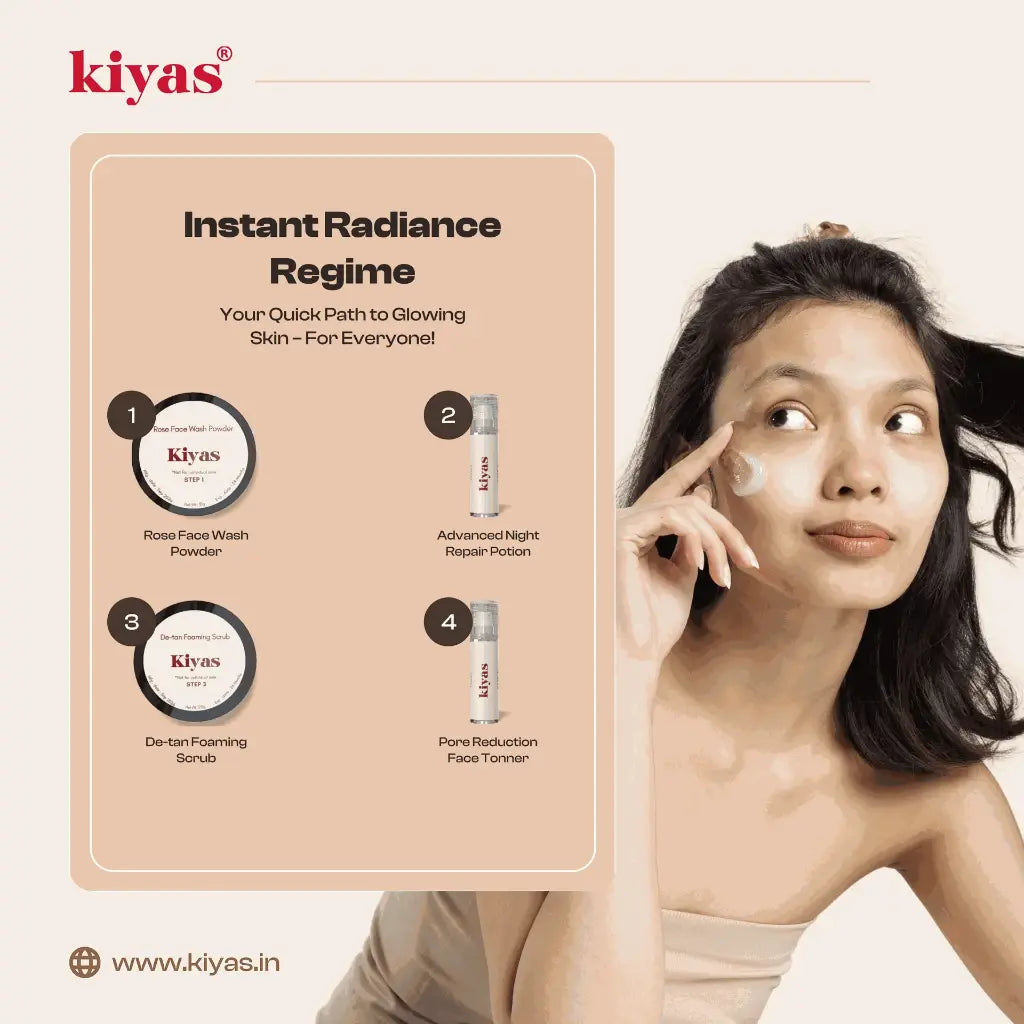 Kiyas Radiance Kit- Instant Glow