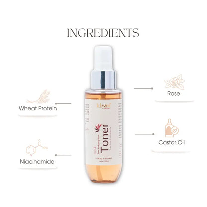 Kiyas Pore-Reducing Rose Toner with Niacinamide, Alcohol-Free Minimizing Formula for All Skin Types 100ml