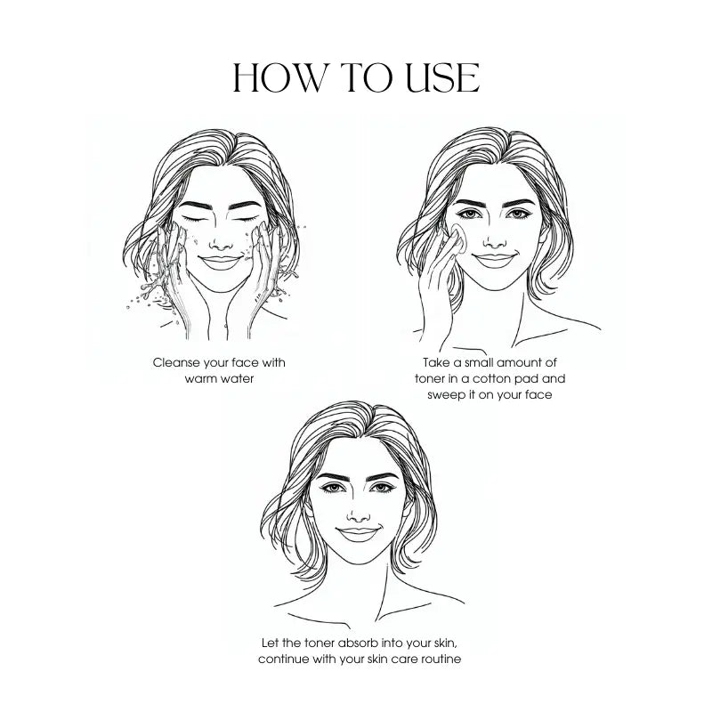 Kiyas Pore-Reducing Rose Toner with Niacinamide, Alcohol-Free Minimizing Formula for All Skin Types 100ml