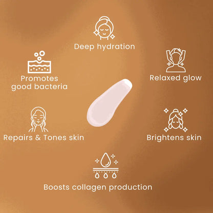Kiyas Weightless Day Cream with Prebiotics & Hibiscus, Tone-Evening Formula for All Skin Types, 30ml