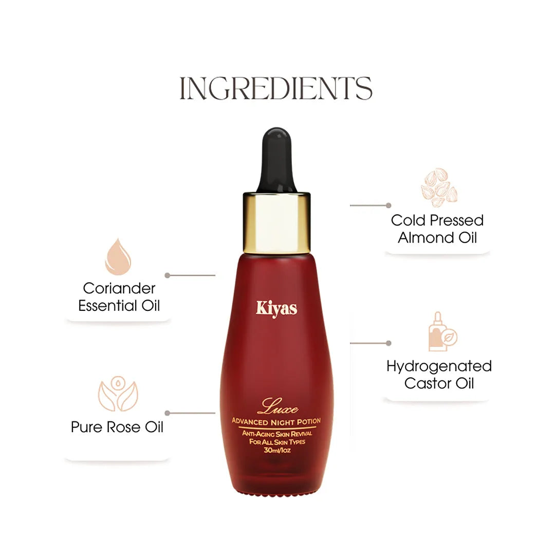 Kiyas Bio Brightening Advanced Night repair Serum | Botanical Intelligence