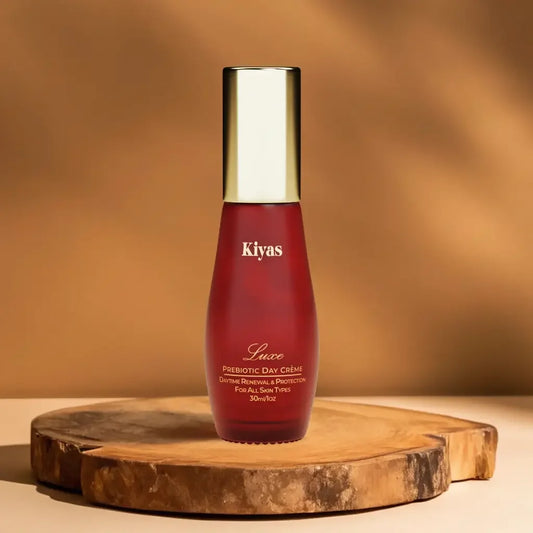 Kiyas Weightless Day Cream with Prebiotics & Hibiscus, Tone-Evening Formula for All Skin Types, 30ml