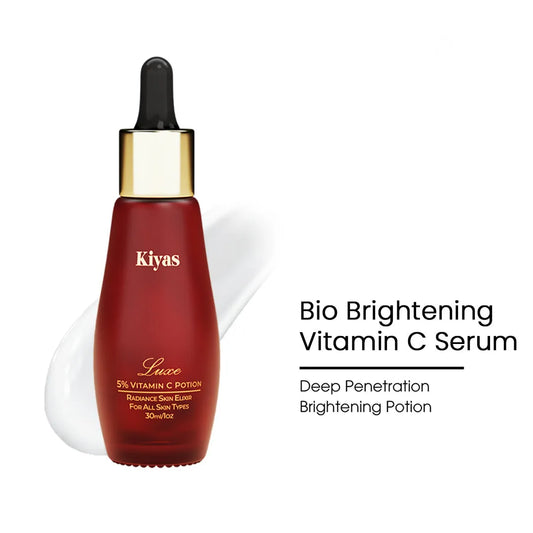 Kiyas Bio Brightening 5% Vitamin C Serum | Botanical Intelligence
