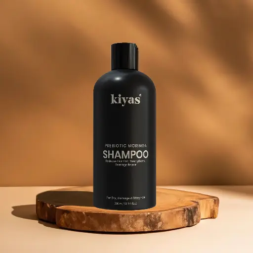 [KNSH01] Kiyas Moringa Strengthening Shampoo with Prebiotics, Sulfate-Free Hair Fall Control for All Hair Types, 300ml