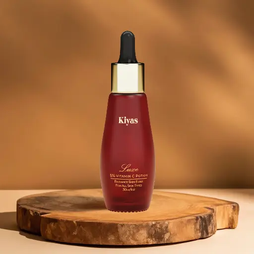 [KNS02] Kiyas 5% Vitamin C Brightening Serum with Rose & Lavender, Illuminating Gel Formula for All Skin Types, 30ml