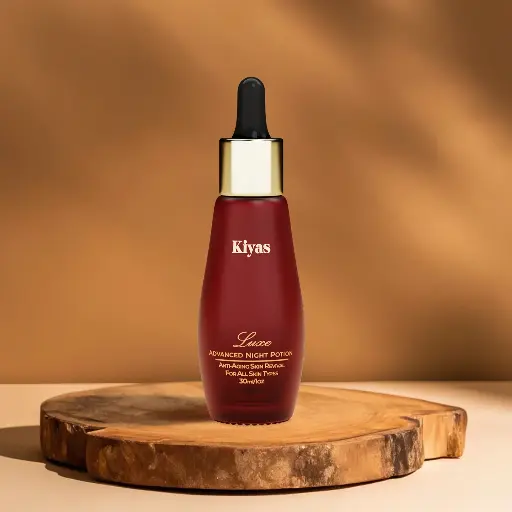 [KS01] Kiyas 7-in-1 Advanced Night Potion- Repair Oil | Rose |Skin Repair for Mature Skin, 30ml