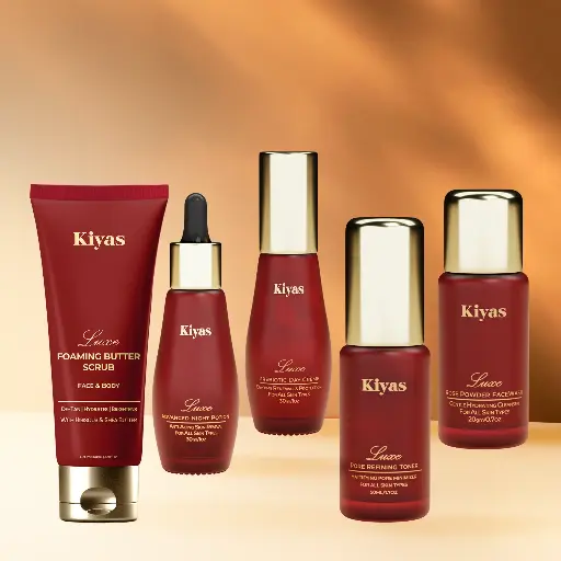 [RB01] Kiyas Complete Radiance Ritual - Ultimate 5-Step System Comprehensive Transformation Kit ( 20% off)